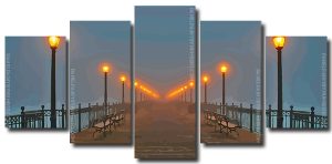 Piers Lamps 5 Panels Paint By Numbers