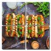 Tasty Hot Dog Square Panels Paint By Numbers