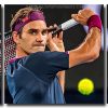 Tennis Player Roger Federer 3 Panels Paint By Numbers