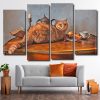 Vintage Fat Cat 4 Panels Paint By Numbers