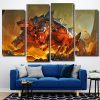 Wild Cerberus 4 Panels Paint By Numbers