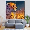 Wild Cheetah Square Panels Paint By Numbers