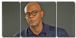 Samuel L Jackson 3 Panels Paint By Numbers