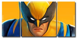 Wolverine Marvel 3 Panels Paint By Numbers