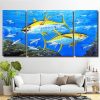 Yellowfin Tuna 3 Panels Paint By Numbers