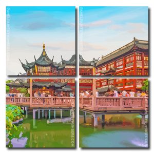 Yu Garden Shanghai Square Panels Paint By Numbers